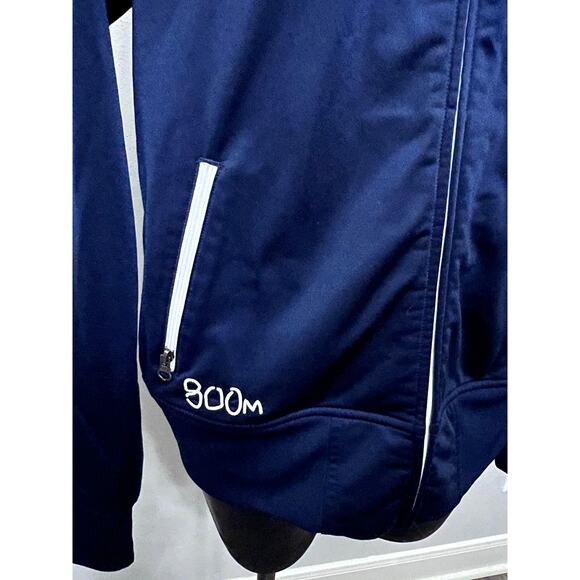 VTG ABERCROMBIE & FITCH Varsity Track Jacket Sz M  A92 Shield Patch Preppy Y2K - Picture 4 of 6